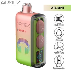 AirMez | X-Beats 40k Disposable (Pack of 5) | 20 mL / 40000 puffs