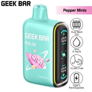 Geek Bar | Pulse Mintz Edition Disposable (Pack of 5) | 16 mL / 15000 puffs | PepperMintz | 50mg