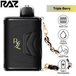 Raz | RYL Classic Disposable (Pack of 5) | 16.5 mL / 35000 puffs | Triple Berry | 50mg