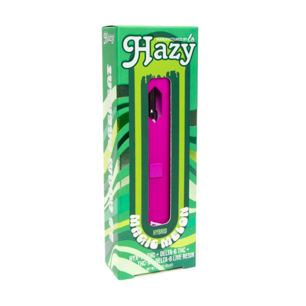 Hazy Extrax | Live Resin Preheat Disposable | 3.5 mL | Magic Melon | 3.5g
