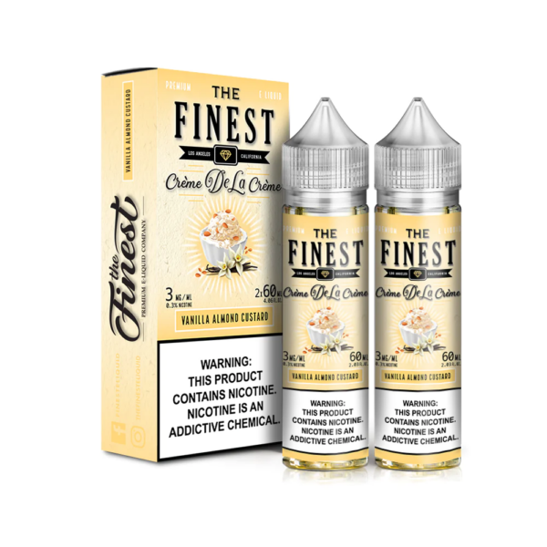 THE FINEST | CREME DE LA CREME | VANILLA ALMOND CUSTARD | 0MG