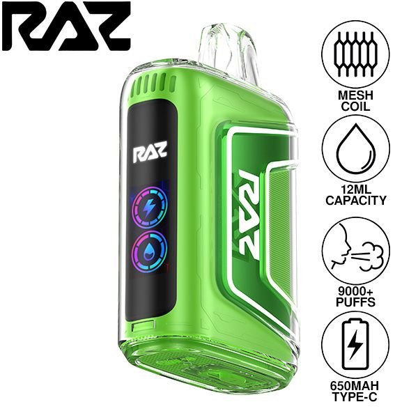 Raz | TN9000 Disposable (Pack of 5) | 12 mL / 9000 puffs | Banana Coconut | 50mg
