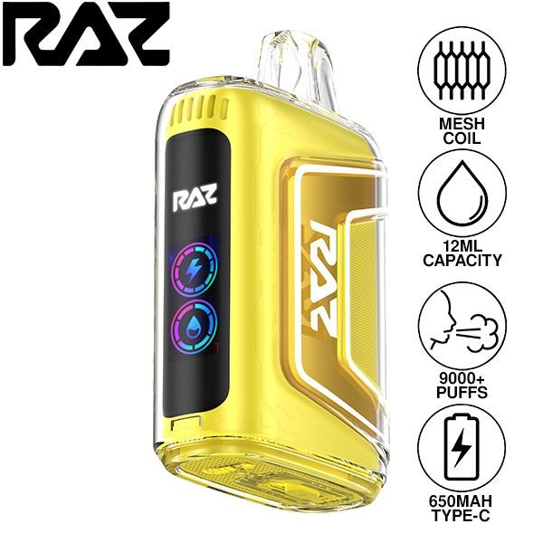 Raz | TN9000 Disposable (Pack of 5) | 12 mL / 9000 puffs | Mango Colada | 50mg