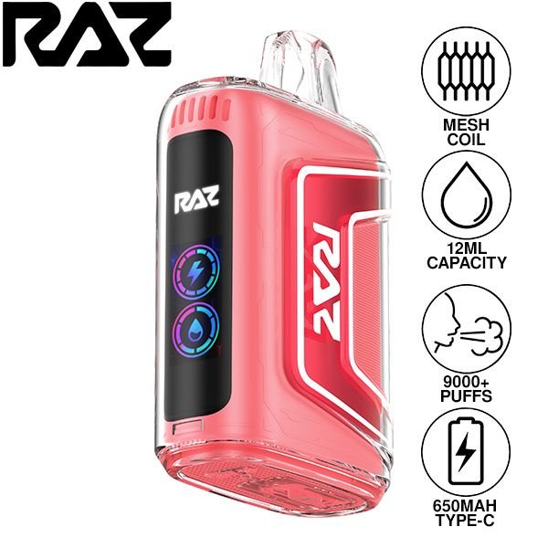 Raz | TN9000 Disposable (Pack of 5) | 12 mL / 9000 puffs | Night Crawler | 50mg