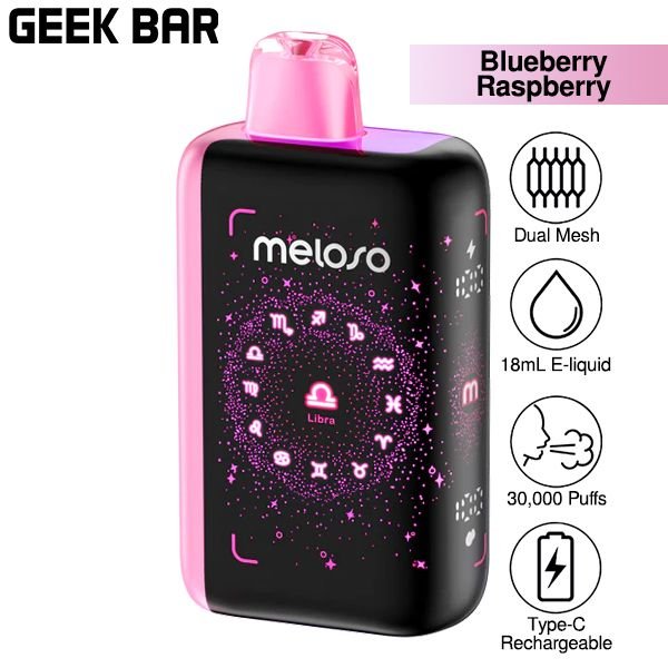 Geek Bar | Meloso 30k Disposable (Pack of 5) | 18 mL / 30000 puffs