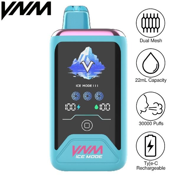 VNM | Ice Mode Disposable (Pack of 5) | 22 mL / 30000 puffs