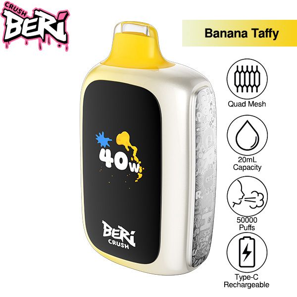 Beri | Crush 50k Disposable (Pack of 5) | 20 mL / 50000 puffs